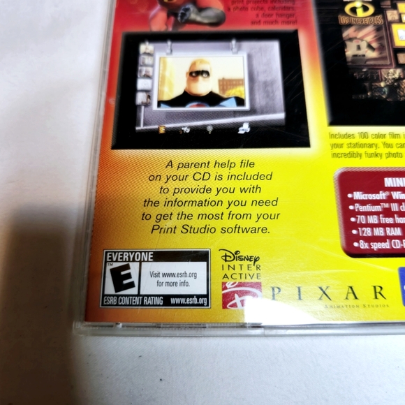 The Incredibles PC-CD Rom Print Studio, Walt Disney Pixar Computer Software - Picture 4 of 11